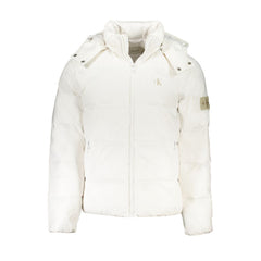 Calvin Klein White Polyamide Men Jacket