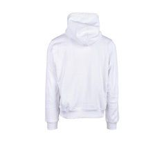 Diesel White Cotton Hoody