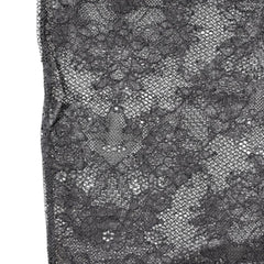 Dolce & Gabbana Black Floral Lace Cotton Stretch Stockings Socks
