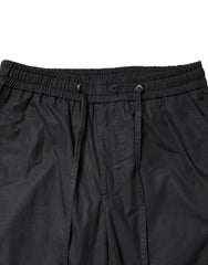 Dolce & Gabbana Black Cotton TAORMINA Formal 2 Piece Suit