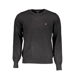 U.S. Grand Polo Black Nylon Men Sweater