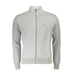 North Sails Brown Organic Cotton Men Cardigan