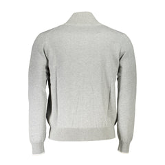 North Sails Brown Organic Cotton Men Cardigan
