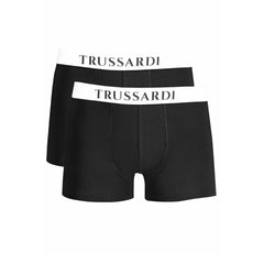 Trussardi Black Cotton Men Boxer