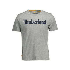 Timberland Brown Organic Cotton Men T-Shirt