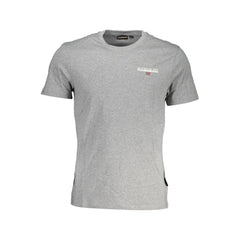 Napapijri Brown Cotton Men T-Shirt
