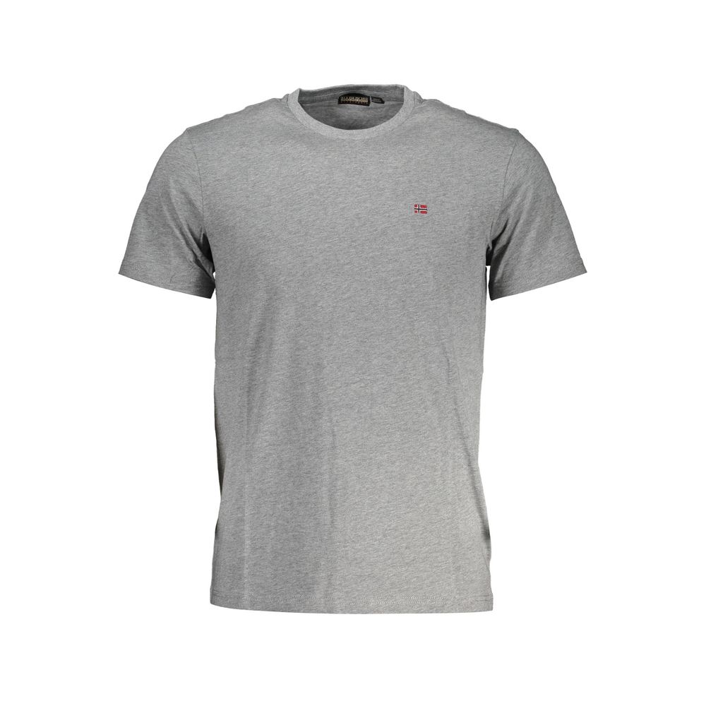 Napapijri Brown Cotton Men T-Shirt