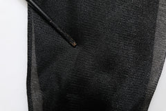 Dolce & Gabbana Black Logo Knitted Crewneck Pullover Sweater