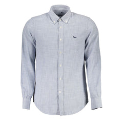 Harmont & Blaine Blue Cotton Men Shirt