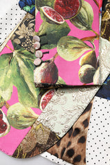 Dolce & Gabbana Multicolor Floral Patchwork Jacquard Jacket