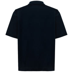 Alpha Studio Blue Cotton Polo Shirt