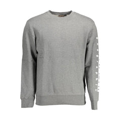 Napapijri Gray Cotton Sweatshirt