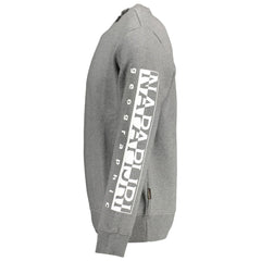Napapijri Gray Cotton Sweatshirt