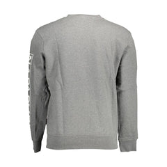 Napapijri Gray Cotton Sweatshirt