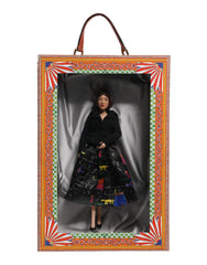 Dolce & Gabbana Black Dress Ceramic Porcelain Fashion Leather Sicily Dolls