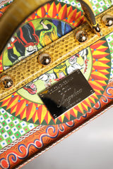 Dolce & Gabbana Red Dress Ceramic Porcelain Fashion Box Leather Sicily Dolls