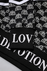 Dolce & Gabbana Multicolor Cotton Crew Neck Pullover Sweater
