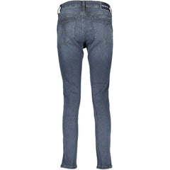 Calvin Klein Blue Cotton Women's Skinny Jean