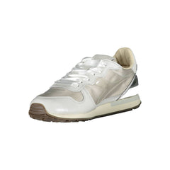 Diadora Gray Leather Women Sneaker