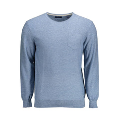 Gant Light Blue Cotton Men Sweater