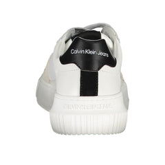 Calvin Klein White Polyester Sneaker