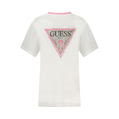 Guess Jeans White Cotton Women T-Shirt