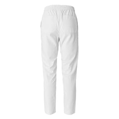 Alpha Studio White Cotton Men's Pant