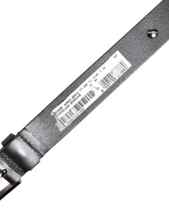 Dolce & Gabbana Black Luxury Leather DG Studs Buckle Belt