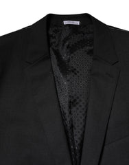 Dolce & Gabbana Dark Gray MARTINI Single Breasted Jacket