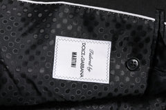 Dolce & Gabbana Dark Gray MARTINI Single Breasted Jacket