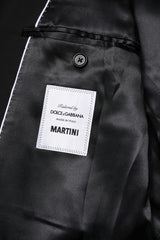 Dolce & Gabbana Black MARTINI Double Breasted Suit Jacket