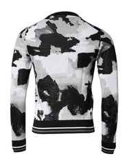 Dolce & Gabbana Multicolor Logo Crew Neck Pullover Sweater