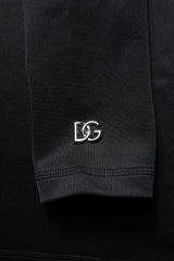 Dolce & Gabbana Black Polyester Turtleneck Pullover Sweater