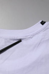 Dolce & Gabbana White Cotton Short Sleeves Crew Neck T-shirt