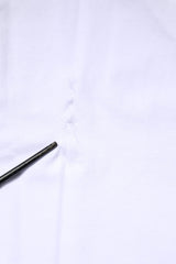 Dolce & Gabbana White Cotton Logo Patch Crew Neck T-shirt