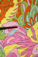 Dolce & Gabbana Multicolor Floral Round Neck Sleeveless Top