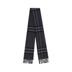 Burberry Gray Cashmere Scarf