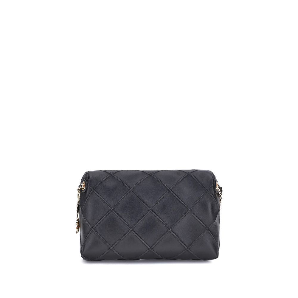 Tory Burch Black Calf Leather Bos Taurus Shoulder Bag
