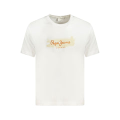 Pepe Jeans White Cotton T-Shirt