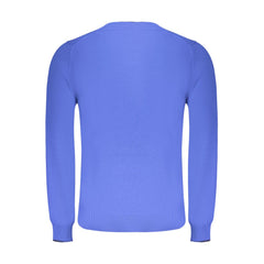 North Sails Blue Cotton Men Sweater