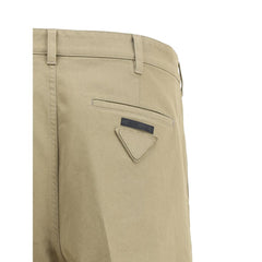 Prada Beige Cotton Chino Pants