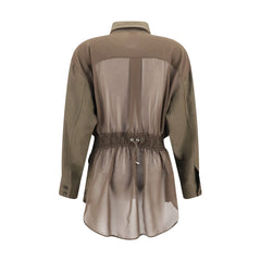 PINKO Linen Shirt Jacket