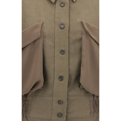 PINKO Linen Shirt Jacket