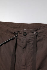 Dolce & Gabbana Brown Cotton Cargo Jogger Men Pants