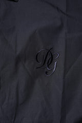 Dolce & Gabbana Dark Blue MARTINI Cotton Dress Formal Shirt