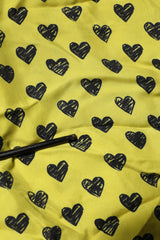 Dolce & Gabbana Yellow Heart Short Sleeves Men Casual Shirt