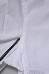 Dolce & Gabbana White Bib Cotton Poplin GOLD Formal Shirt