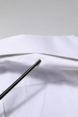 Dolce & Gabbana White MARTINI Long Sleeves Dress Formal Shirt