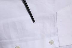 Dolce & Gabbana White Bib Cotton Poplin GOLD Formal Shirt