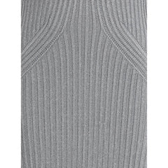PINKO Metallic knit long Dress
